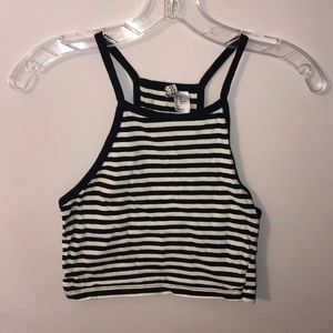 Striped crop top